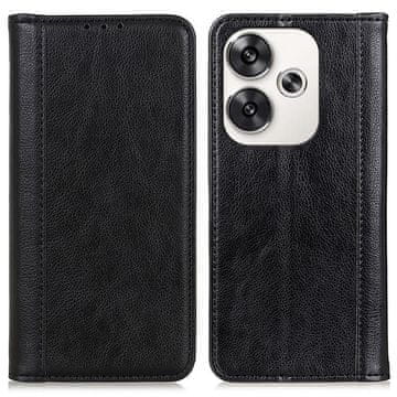 GS Preklopna futrola za Xiaomi Poco F6, koža, crna