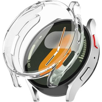 GS 2u1 futrola sa zaštitnom folijom za Samsung Galaxy Watch 7 40mm, prozirna