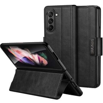 GS Preklopna futrola za Samsung Galaxy Z Fold6 5G, novčanik, crna