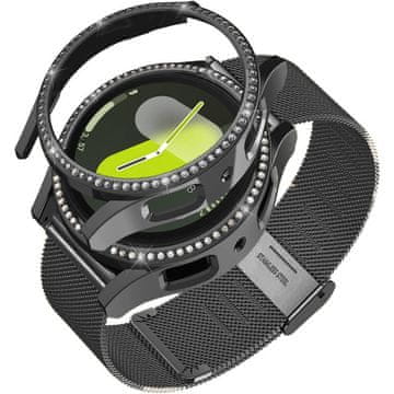 GS Milanese narukvica + futrola za Samsung Galaxy Watch 7 44mm, crna