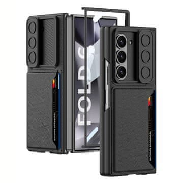 GKK Futrola za Samsung Galaxy Z Fold6 5G, držač za karticu, crna