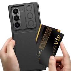 GKK Futrola za Samsung Galaxy Z Fold6 5G, držač za karticu, crna