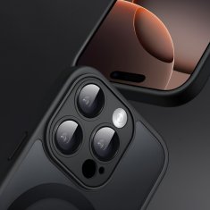 Overboard Set futrola za iPhone 16 Pro, za MagSafe, mat futrola, crna + 3x zaštitna stakla za ekran