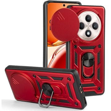 GS Oklopna futrola za Oppo Reno 12FS / 12F, CamShield Slide, crvena
