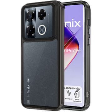 GS Infinix Note 40 Pro Plus Fusion hibridna maskica, prozirna / crna