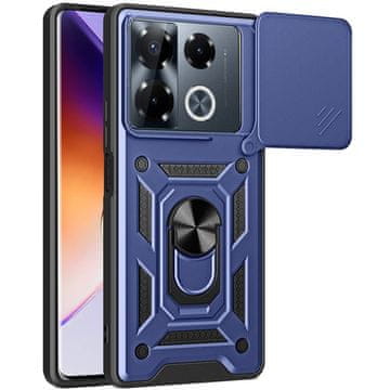 GS Infinix Note 40 Pro Plus Armor maska, CamShield slide, plava