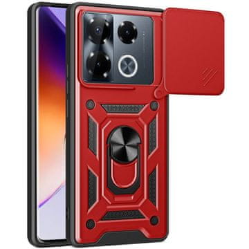 GS Oklopna futrola za Infinix Note 40 Pro Plus, CamShield Slide, crvena