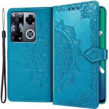 GS Preklopna futrola za Infinix Note 40 Pro Plus, Mandala, plava