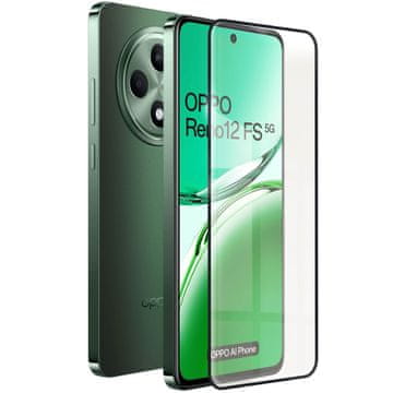 GS 3D kaljeno staklo za Oppo Reno 12FS / 12F, crni okvir