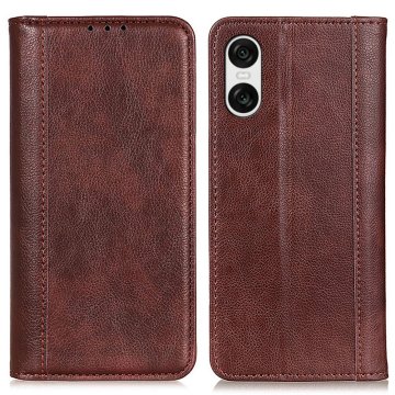 GS Preklopna futrola za Sony Xperia 10 VI, koža, smeđa