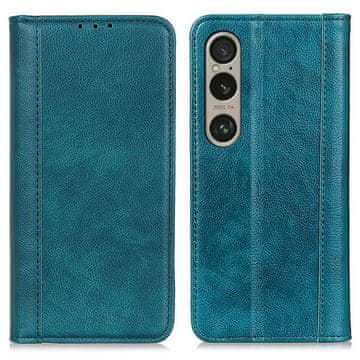 GS Preklopna futrola za Sony Xperia 1 VI, koža, zelena