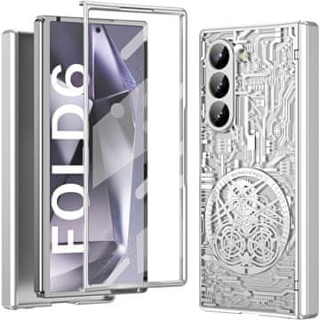 GS Futrola za Samsung Galaxy Z Fold6 5G, Mehanička Legenda, srebrna