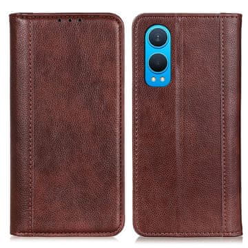 GS Preklopna futrola za OnePlus Nord CE4 Lite, koža, smeđa