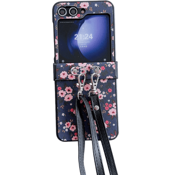 GS Futrola za Samsung Galaxy Z Flip7 FE / Z Flip6, s remenom za rame, plava