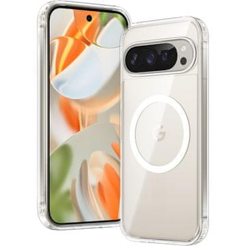 GS Fusion hibridna maskica za MagSafe za Google Pixel 9 Pro XL, prozirna