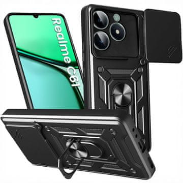 GS Oklopna futrola za Realme C61, CamShield Slide, crna