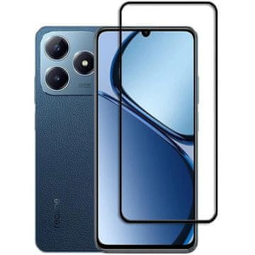 GS 3D kaljeno staklo za Realme C61, crni okvir