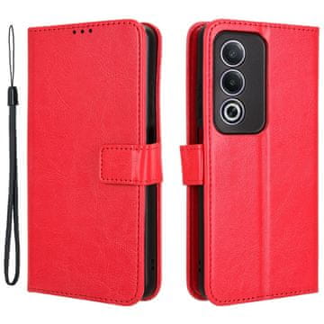 GS Preklopna futrola za Oppo A80, novčanik Crazy Horse, crvena