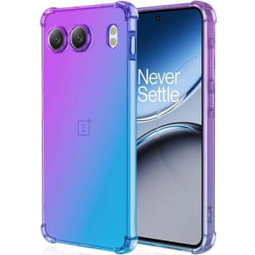 GS Gradientna maskica otporna na udarce za OnePlus Nord 4, ljubičasta/plava