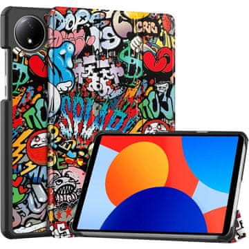 GS Futrola za Xiaomi Redmi Pad SE 8.7", Smartcase, grafiti