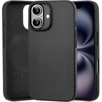GS Futrola za iPhone 16, aramidna vlakna, crna