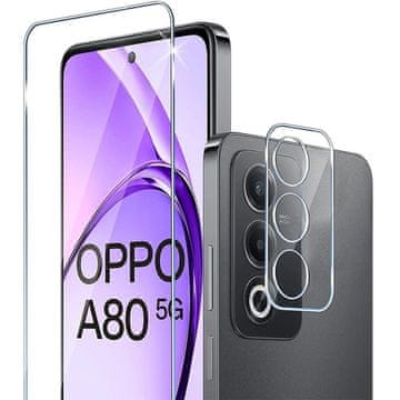 Overboard Kaljeno staklo za ekran i kameru 9H za Oppo A80