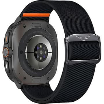 GS Najlonski remen za Samsung Galaxy Watch Ultra 2/1, crni