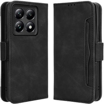 GS Preklopna futrola za Xiaomi 14T, utor za karticu, crna