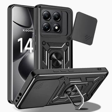 GS Oklopna futrola za Xiaomi 14T Pro, CamShield Slide, crna