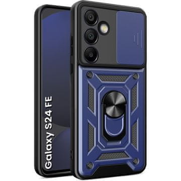 GS Oklopna futrola za Samsung Galaxy S24 FE, CamShield Slide, plava