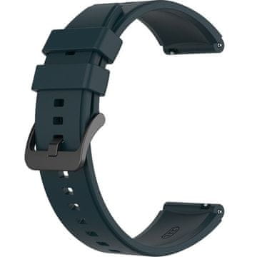 GS Univerzalni silikonski remen 22 mm, tamnozelene boje