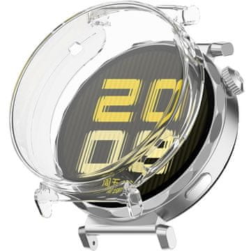 GS 2u1 futrola sa zaštitnom folijom za Huawei Watch GT 5 41 mm, prozirna