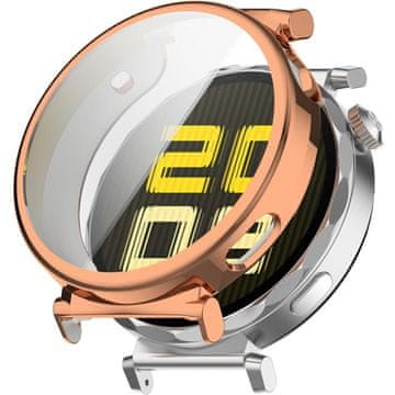GS 2u1 futrola sa zaštitnom folijom za Huawei Watch GT 5 41mm, ružičasto zlatna