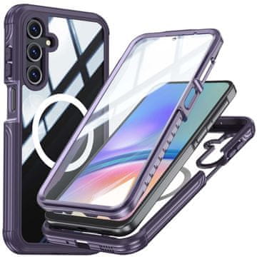 Overboard Futrola za Samsung Galaxy A16 / A16 5G, Otporna na udarce, sa staklom, za MagSafe, ljubičasta