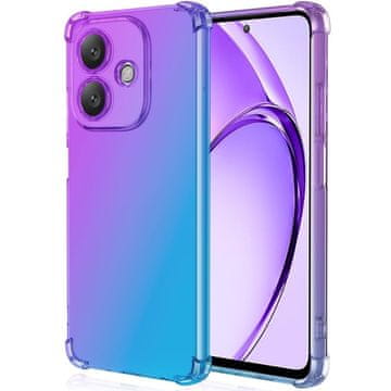 GS Gradientna maskica otporna na padove za Oppo A40 / Oppo A40m, ljubičasta / plava