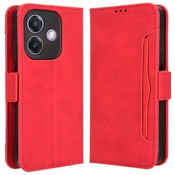 GS Preklopna futrola za Oppo A40 / Oppo A40m, utor za karticu, crvena