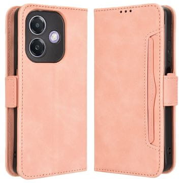 GS Preklopna futrola za Oppo A40 / Oppo A40m, utor za karticu, ružičasta