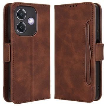 GS Preklopna futrola za Oppo A40 / Oppo A40m, utor za karticu, smeđa