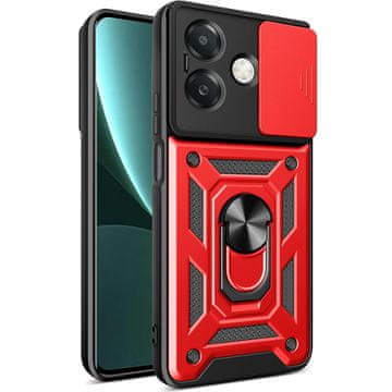 GS Oklopna futrola za Oppo A40 / Oppo A40m, CamShield Slide, crvena