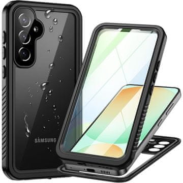 IP68 Vodootporna maskica za Samsung Galaxy S24 FE, crvena paprika, crna