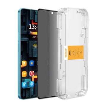 ENKAY kaljeno staklo za Google Pixel 9 Pro XL, anti-spy, sivo