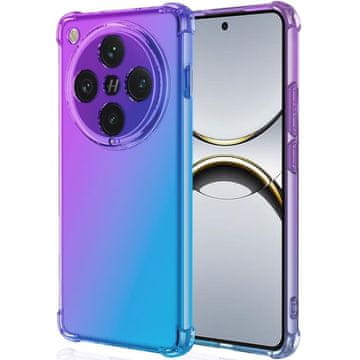 GS Gradientna maskica otporna na udarce za Oppo Find X8 Pro, ljubičasta/plava