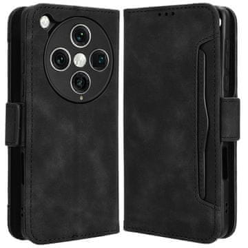 GS Preklopna futrola za Oppo Find X8 Pro, utor za karticu, crna