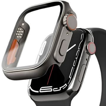 GS 2u1 Futrola + Kaljeno Staklo za Apple Watch 10/11 46MM, Titan