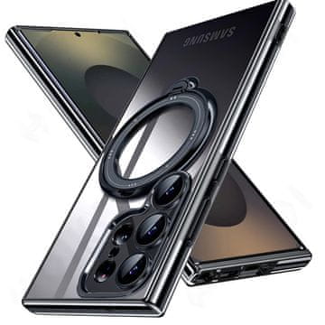 GS Magnetska futrola za Samsung Galaxy S25 Ultra, za MagSafe, crna