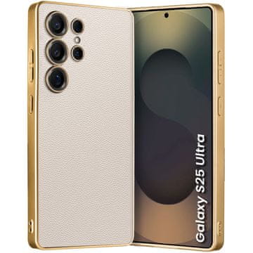 GKK Futrola za Samsung Galaxy S25 Ultra, koža, titanijsko siva