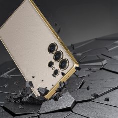 GKK Futrola za Samsung Galaxy S25 Ultra, koža, titanijsko siva
