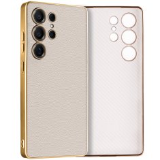 GKK Futrola za Samsung Galaxy S25 Ultra, koža, titanijsko siva