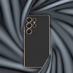 GKK Futrola za Samsung Galaxy S25 Ultra, koža, karbonsko crna