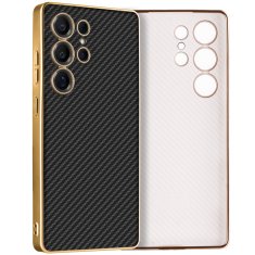 GKK Futrola za Samsung Galaxy S25 Ultra, koža, karbonsko crna